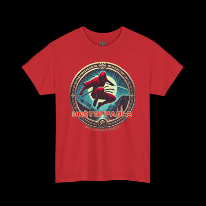Unstoppable Red Ninja Tee – Awaken the Warrior Within