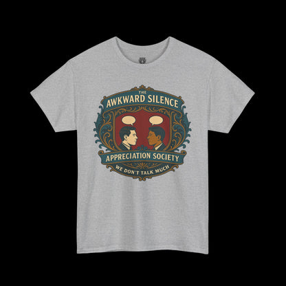 Awkward Silence Appreciation Society Tee - Graphic Crest Shirt
