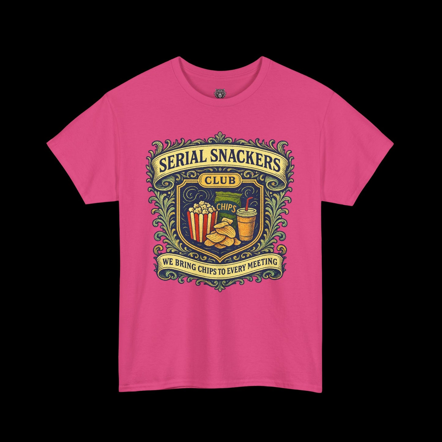 Serial Snackers Club Tee -Official Graphic Crest