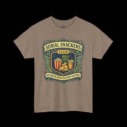 Serial Snackers Club Tee -Official Graphic Crest