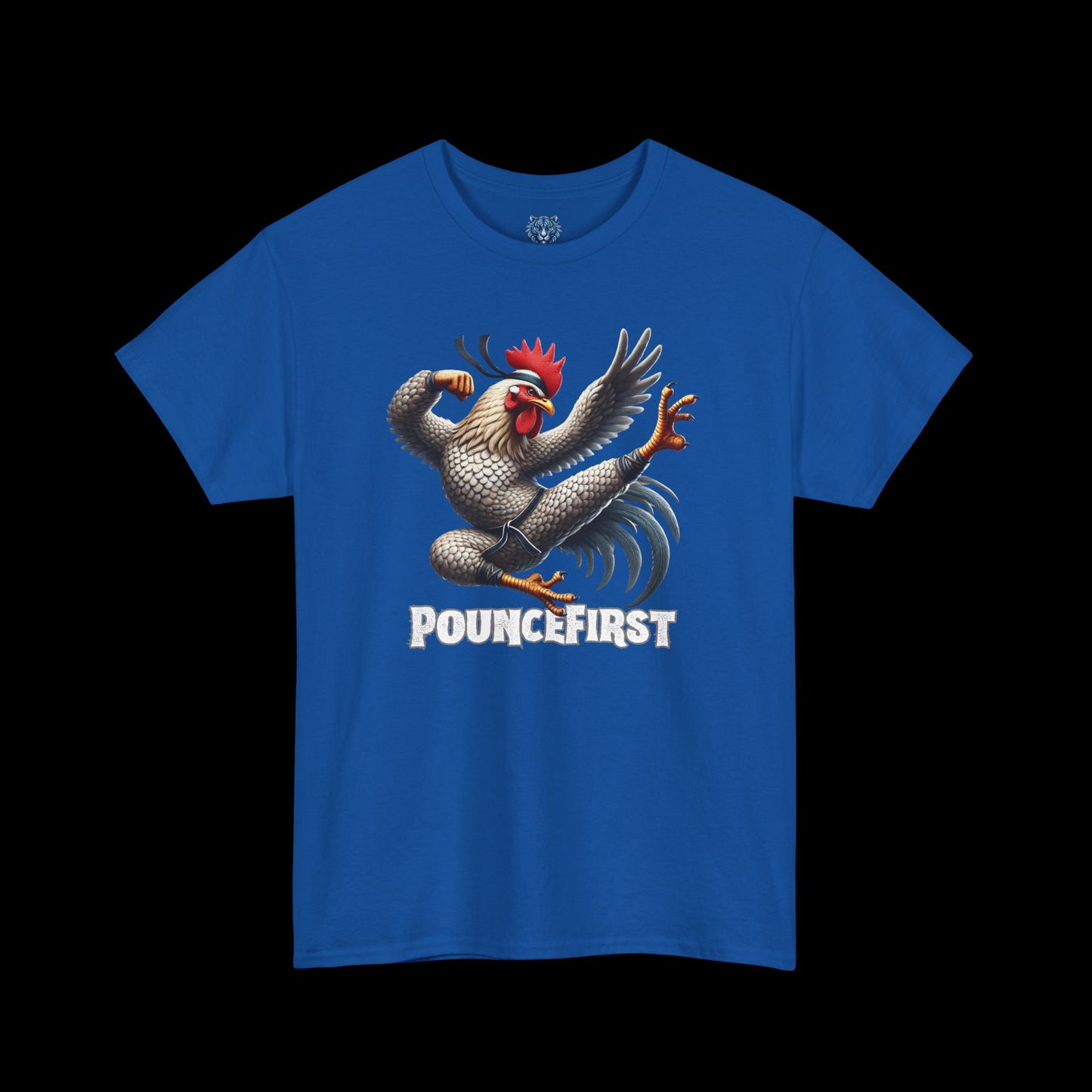 Kung Fu Chicken Tee – Fierce Martial Arts Chicken Graphic T-Shirt