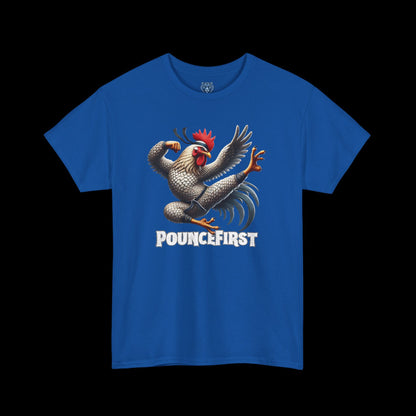 Kung Fu Chicken Tee – Fierce Martial Arts Chicken Graphic T-Shirt