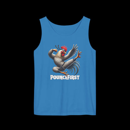 Kung Fu Chicken Tank Top - Lengendary Feathured Fury