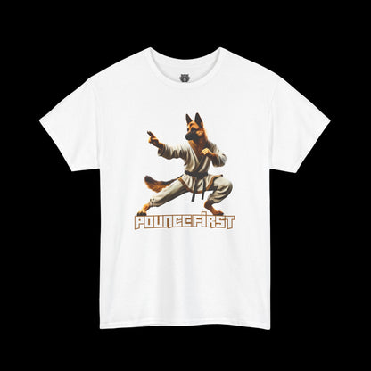 Judo Shepherd Tee – Martial Arts Dog Graphic T-Shirt