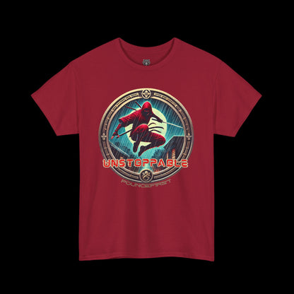 Unstoppable Red Ninja Tee – Awaken the Warrior Within