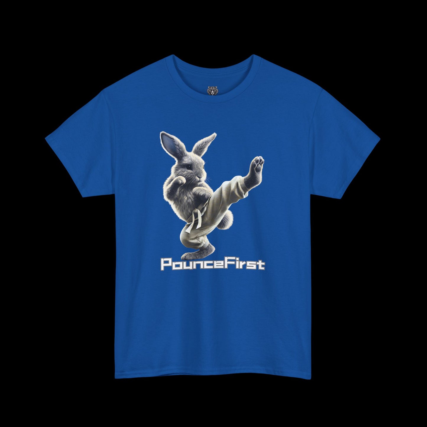 Kung Fu Rabbit Graphic Tee – Fierce Martial Arts Rabbit Shirt