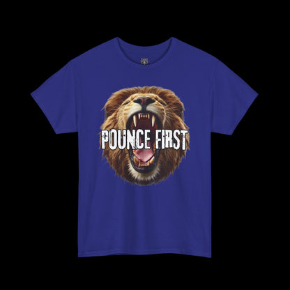 Lion Breath Roaring Graphic Tee – Bold Lion Design Shirt