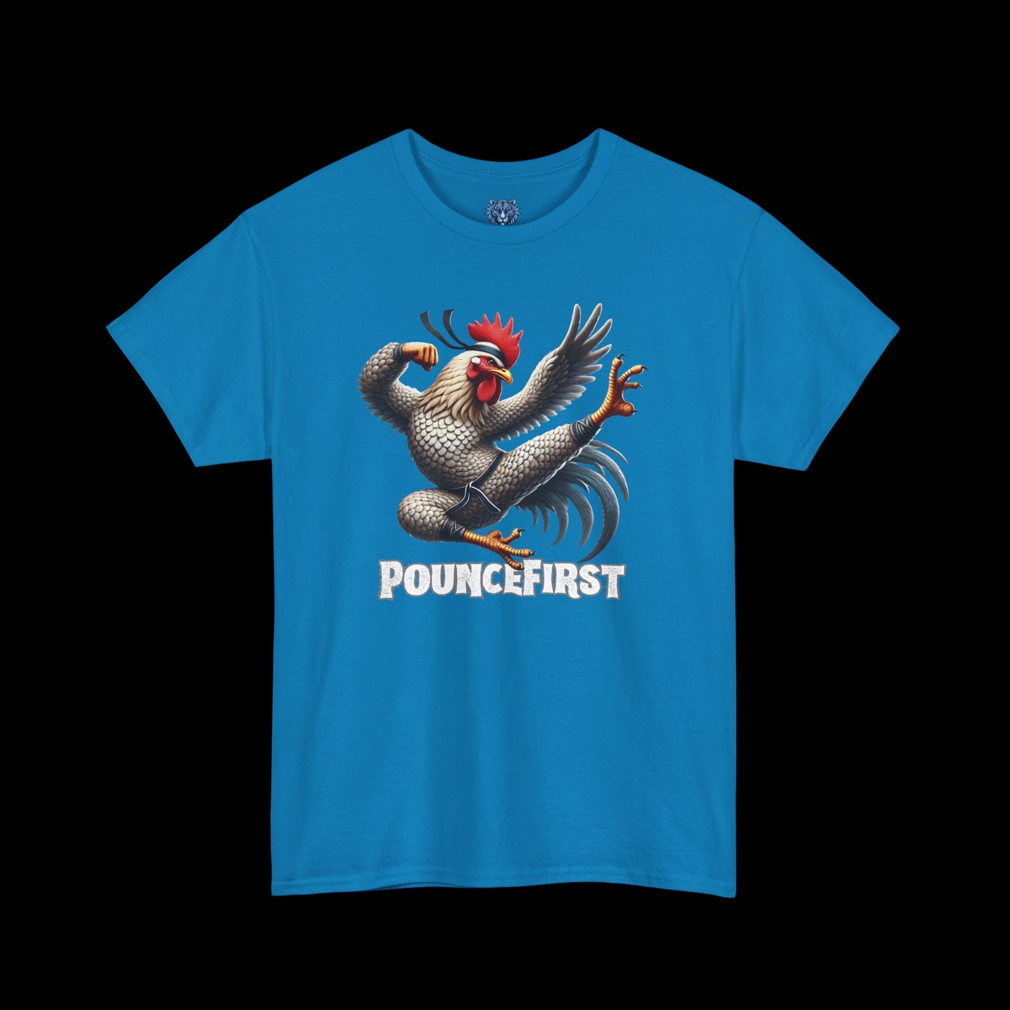 Kung Fu Chicken Tee – Fierce Martial Arts Chicken Graphic T-Shirt