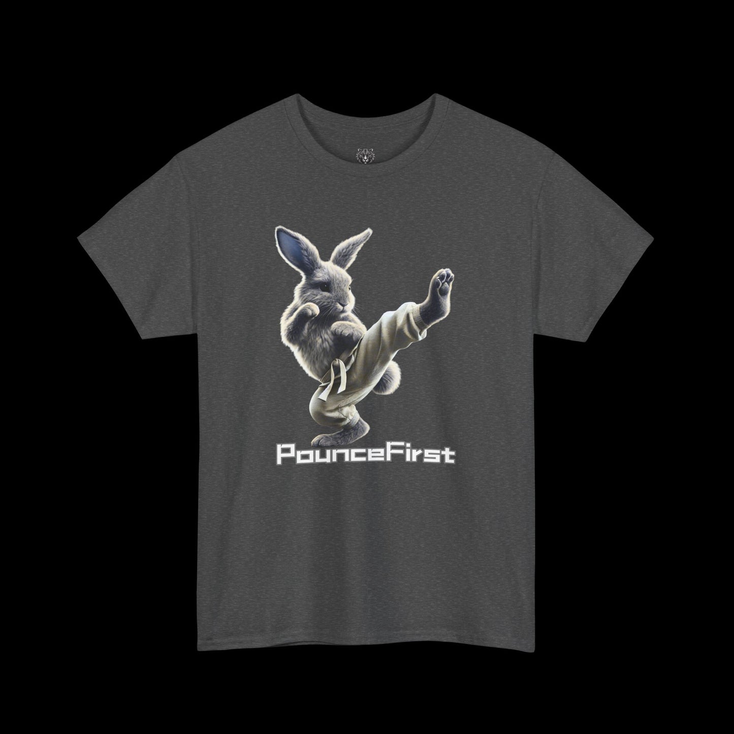 Kung Fu Rabbit Graphic Tee – Fierce Martial Arts Rabbit Shirt