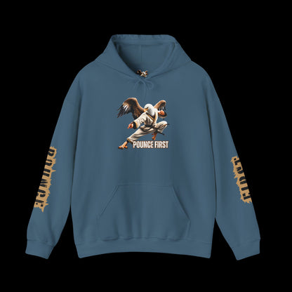 Kickboxing Bald Eagle Hoodie - Defender of Greatness