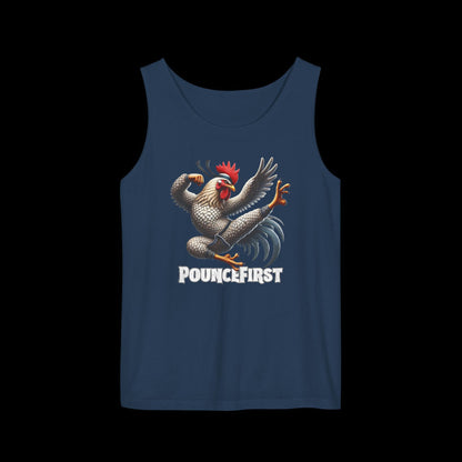 Kung Fu Chicken Tank Top - Lengendary Feathured Fury