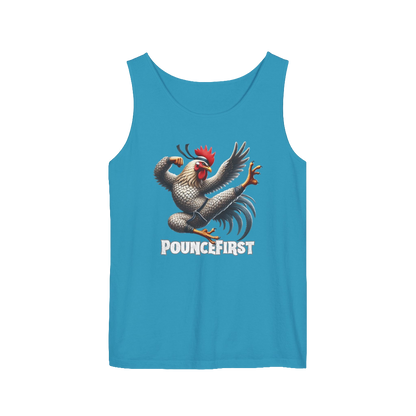 Kung Fu Chicken Tank Top - Lengendary Feathured Fury