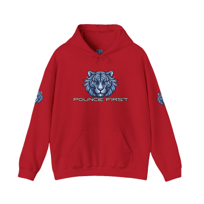 Pounce First Blue Tiger Hoodie – Wear the Power of the Tiger