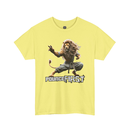 Karate Lion Tee – Fierce Lion Graphic T-Shirt