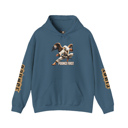 Kickboxing Bald Eagle Hoodie - Defender of Greatness