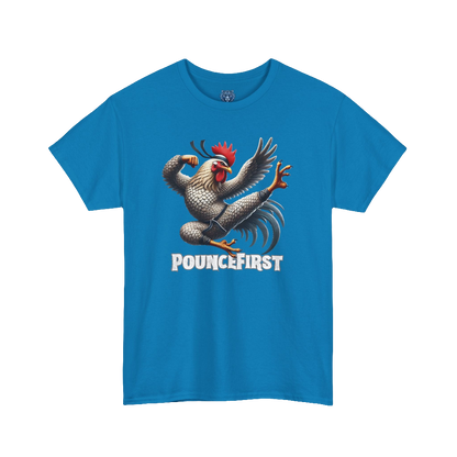 Kung Fu Chicken Tee – Fierce Martial Arts Chicken Graphic T-Shirt