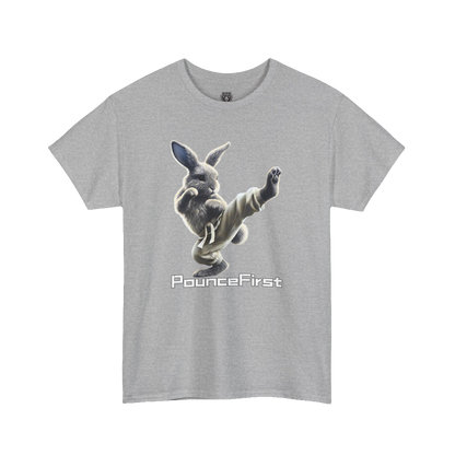 Kung Fu Rabbit Graphic Tee – Fierce Martial Arts Rabbit Shirt