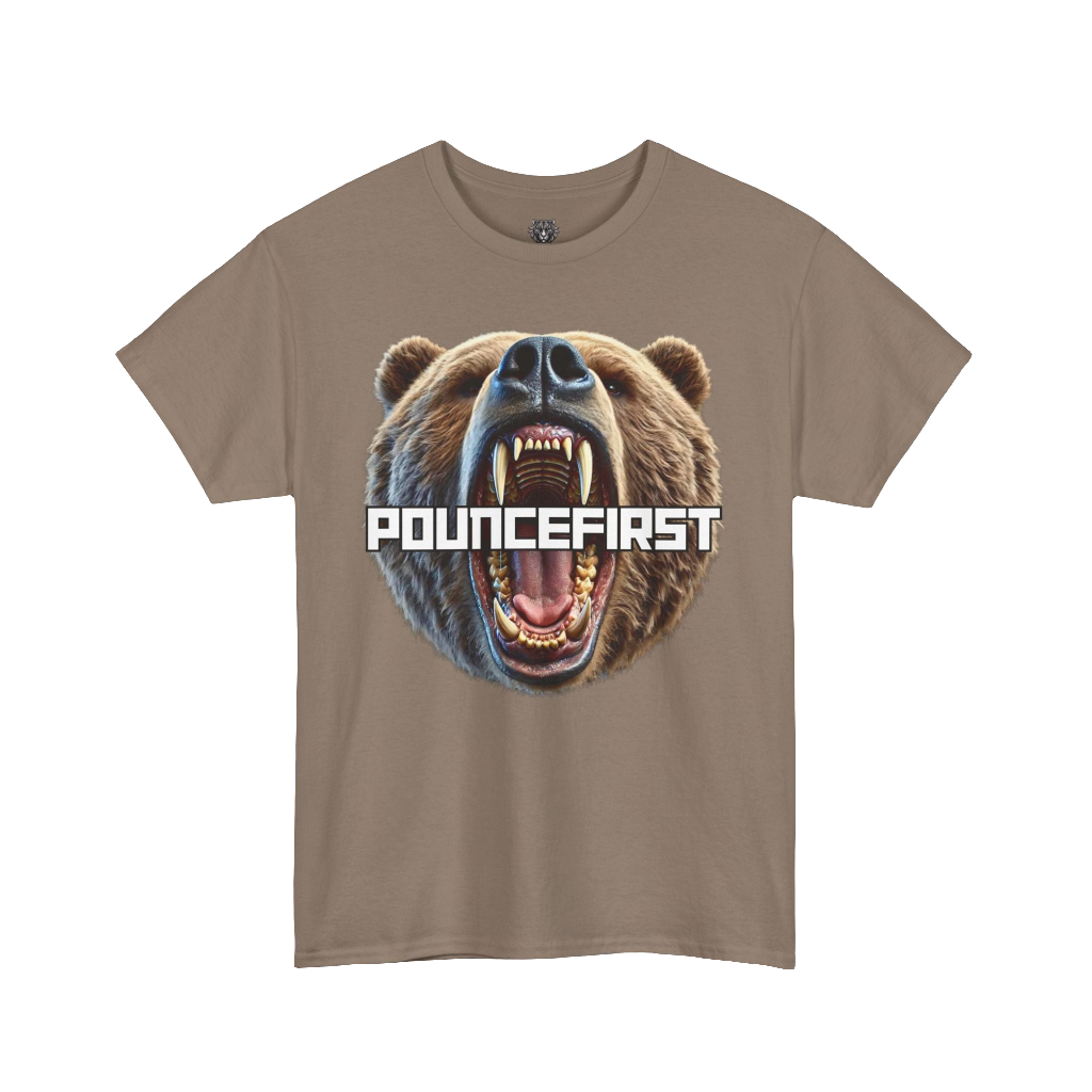 Roaring Bear Tee – Fierce Bear Graphic T-Shirt